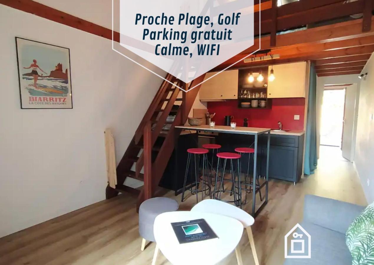 Bidarteko Paradisua Proche Plage, Golf, Parking Exteriér fotografie